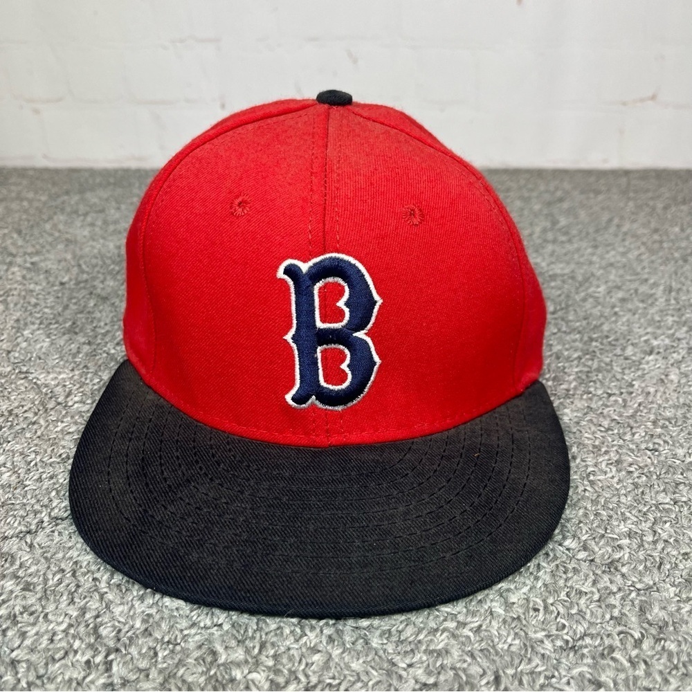 Vintage Boston Red Sox Hat Cap Fitted Mens 7 1/8 American Needle MLB Baseball